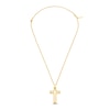 Thumbnail Image 1 of Police Framed Men's Gold Tone Shiny Cut-out Cross Pendant Necklace
