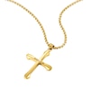 Thumbnail Image 2 of Police Saint II Men's Gold Tone Cross Pendant Necklace