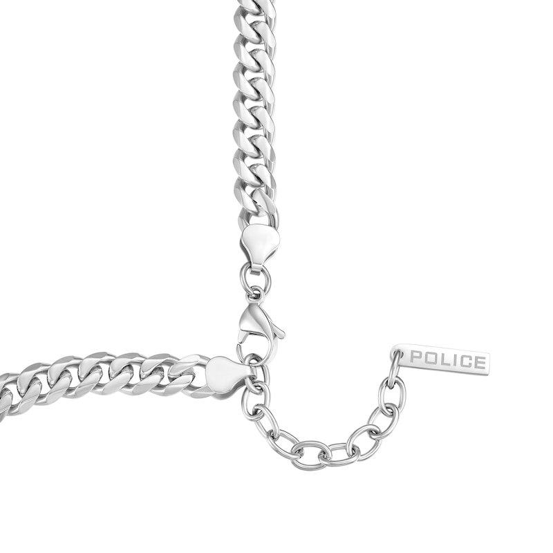 Main Image 2 of Police Docile Men's Stainless Steel Curb Chain Necklace
