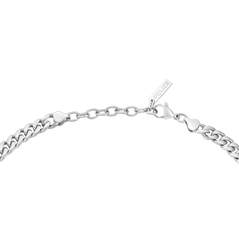 Main Image 3 of Police Docile Men's Stainless Steel Curb Chain Necklace