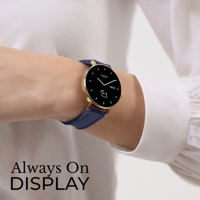 Main Image 4 of Radley Series 28 Ladies' Amoled Ink Leather Strap Watch