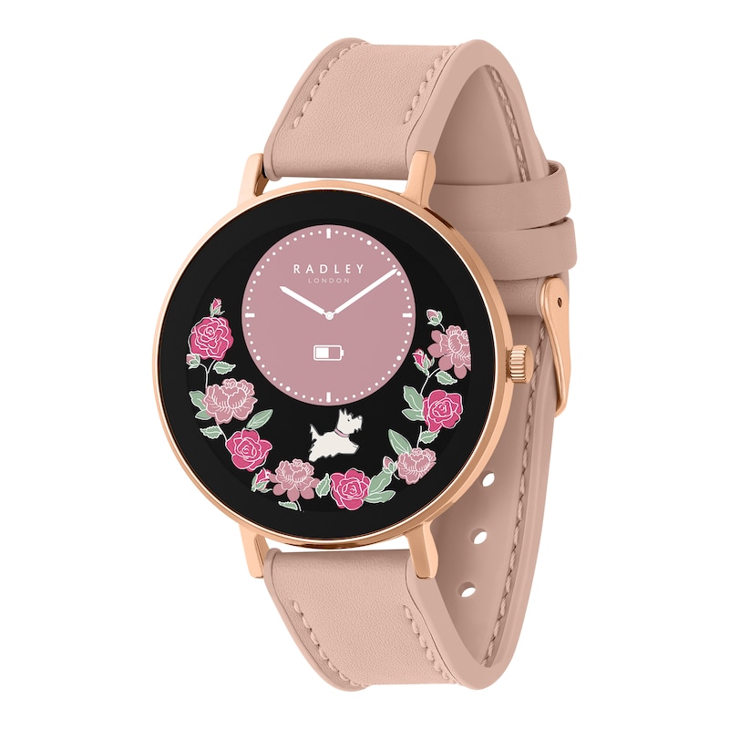 Main Image 1 of Radley Series 28 Ladies' Amoled Cobweb Leather Strap Watch