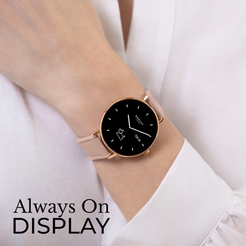 Main Image 4 of Radley Series 28 Ladies' Amoled Cobweb Leather Strap Watch