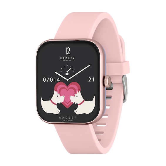 Radley Series 32 Ladies Pink Silicone Strap Smart Watch