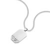 Thumbnail Image 2 of Police Men's Motive Gun Wing Logo Tag Necklace
