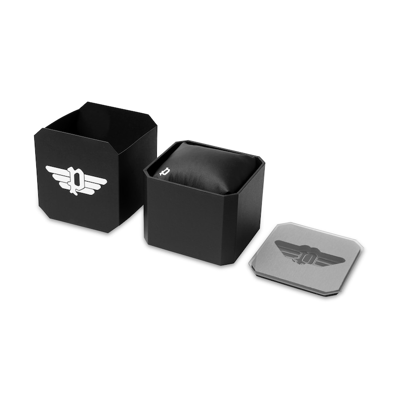 Main Image 5 of Police Men's Motive Gun Wing Logo Tag Necklace