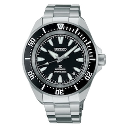 Seiko Prospex 4R Black Dial ‘Shog-urai’ Diver Men's Bracelet Watch
