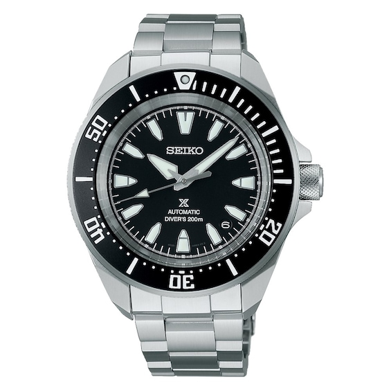 Seiko Prospex 4R Black Dial ‘Shog-urai’ Diver Men's Bracelet Watch