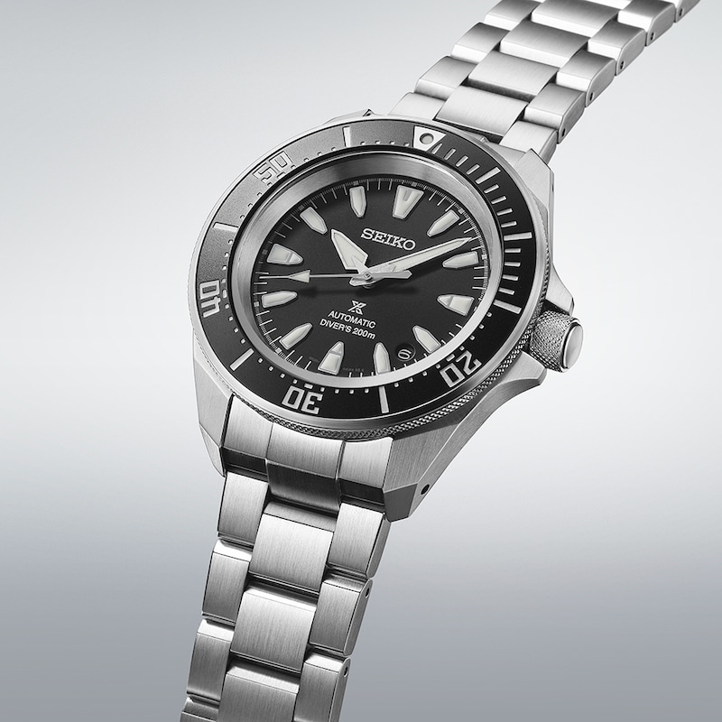 Main Image 2 of Seiko Prospex 4R Black Dial ‘Shog-urai’ Diver Men's Bracelet Watch