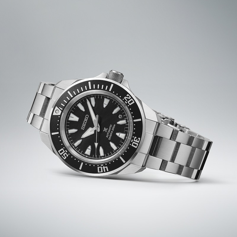 Main Image 3 of Seiko Prospex 4R Black Dial ‘Shog-urai’ Diver Men's Bracelet Watch