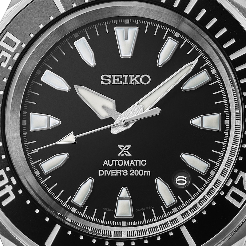 Main Image 4 of Seiko Prospex 4R Black Dial ‘Shog-urai’ Diver Men's Bracelet Watch
