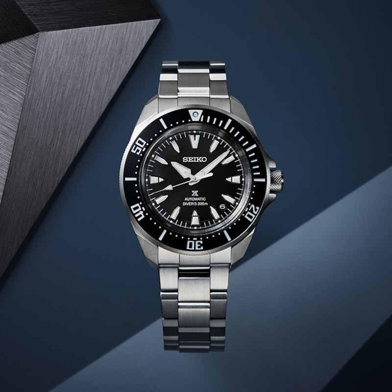 Main Image 5 of Seiko Prospex 4R Black Dial ‘Shog-urai’ Diver Men's Bracelet Watch