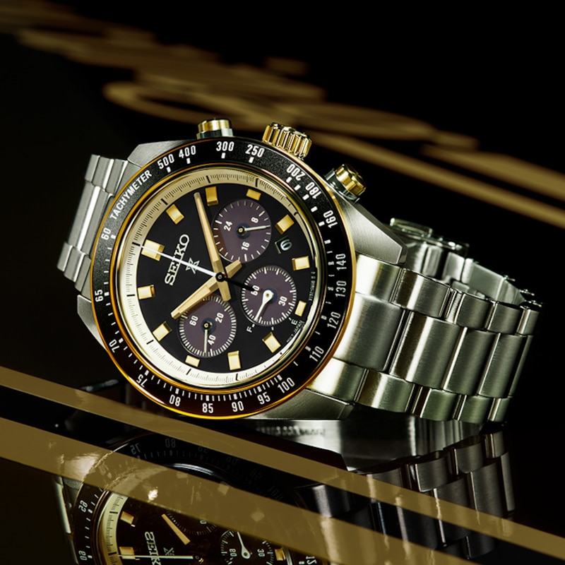Main Image 4 of Seiko Prospex 'Circuit Race' Men's Solar Chronograph Bracelet Watch