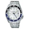Thumbnail Image 1 of Seiko 5 Sports SKX GMT Men's Bi-Colour Bezel Silver Cloud Dial Bracelet Watch