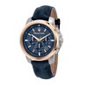 Thumbnail Image 1 of Maserati Successo Men's Blue Chrono Dial Blue Leather Strap Watch