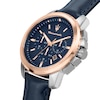 Thumbnail Image 5 of Maserati Successo Men's Blue Chrono Dial Blue Leather Strap Watch