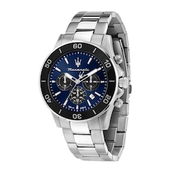 Maserati Competizione Men's Blue Dial Stainless Steel Bracelet Watch