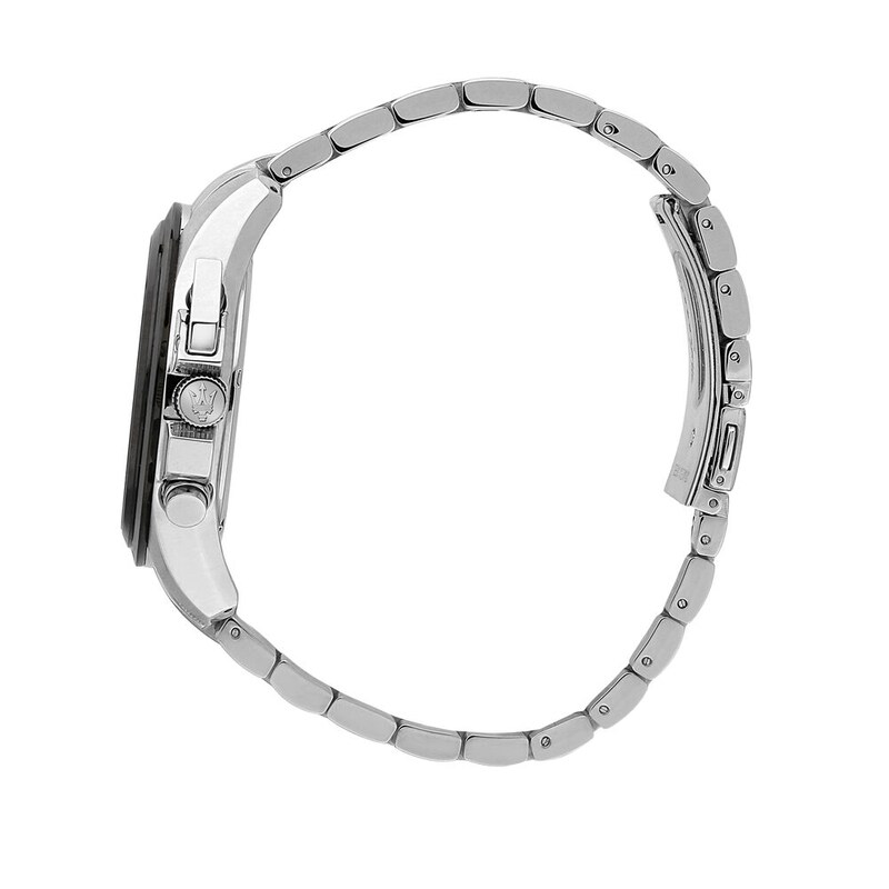 Main Image 2 of Maserati Traguardo Men's Green Skeleton Dial Stainless Steel Bracelet Watch