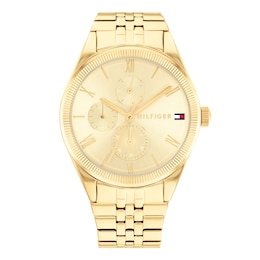 Tommy Hilfiger Ladies' Gold Tone Stainless Steel Bracelet Watch