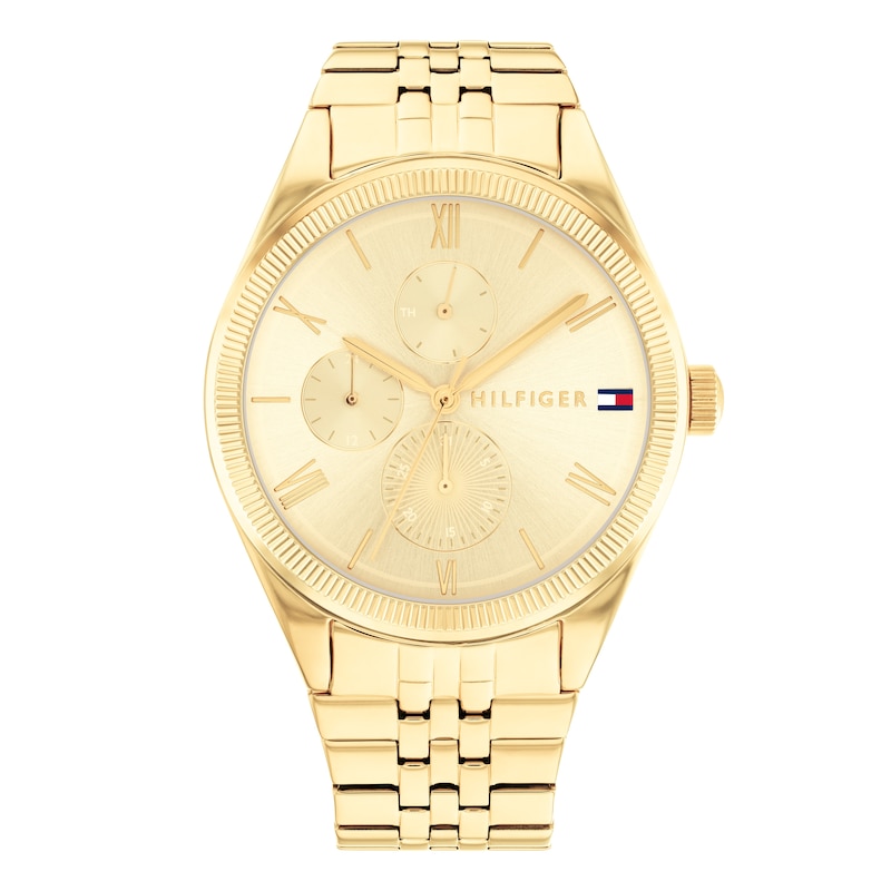 Main Image 1 of Tommy Hilfiger Ladies' Gold Tone Stainless Steel Bracelet Watch