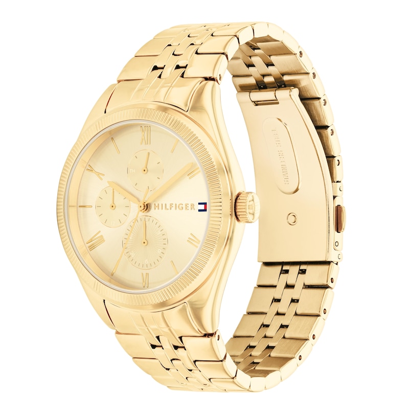 Main Image 2 of Tommy Hilfiger Ladies' Gold Tone Stainless Steel Bracelet Watch