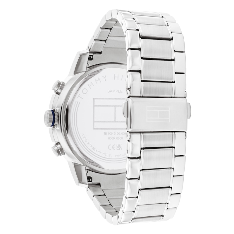 Main Image 3 of Tommy Hilfiger Men's Blue Chronograph Dial Stainless Steel Bracelet Watch