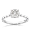 Thumbnail Image 1 of 18ct White Gold 0.33ct Diamond Round Halo Cluster Ring