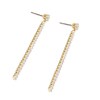 Thumbnail Image 2 of Gold Plated Cubic Zirconia Bar Drop Earrings