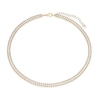 Thumbnail Image 2 of Gold Plated Cubic Zirconia 16" Bar Necklace