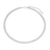 Thumbnail Image 2 of Silver Plated Cubic Zirconia 16" Bar Necklace