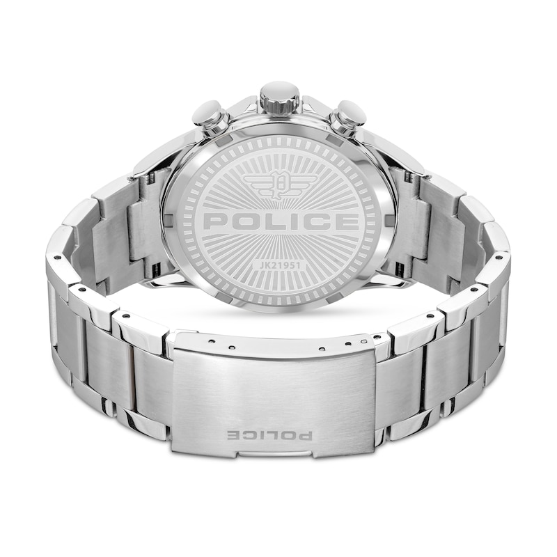 Main Image 3 of Police Kismet Patterned Multi Dial Stainless Steel Bracelet Watch