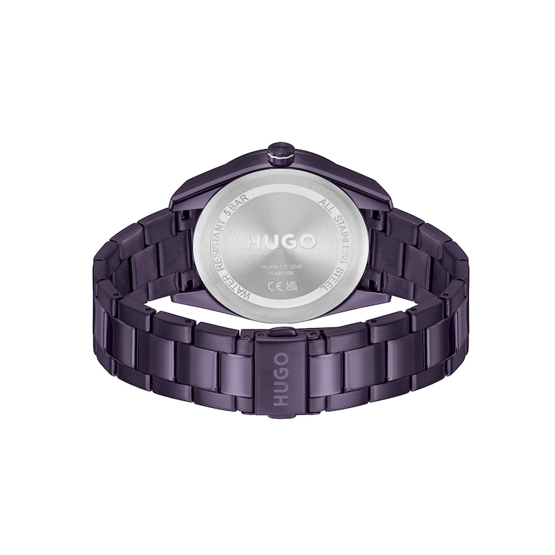 Main Image 2 of HUGO #FAST FOR HER Ladies' Multifunction Purple Tone Bracelet Watch