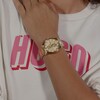 Thumbnail Image 4 of HUGO #FAST FOR HER Ladies' Multifunction Gold Dial Gold Tone Bracelet Watch