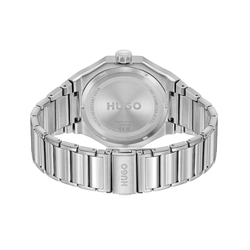 Main Image 2 of HUGO #GRAIL SKELETON Men's Multifunction Stainless Steel Bracelet Watch