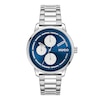 Thumbnail Image 1 of HUGO #STAMP MULTI Men's Blue Dial Stainless Steel Bracelet Watch