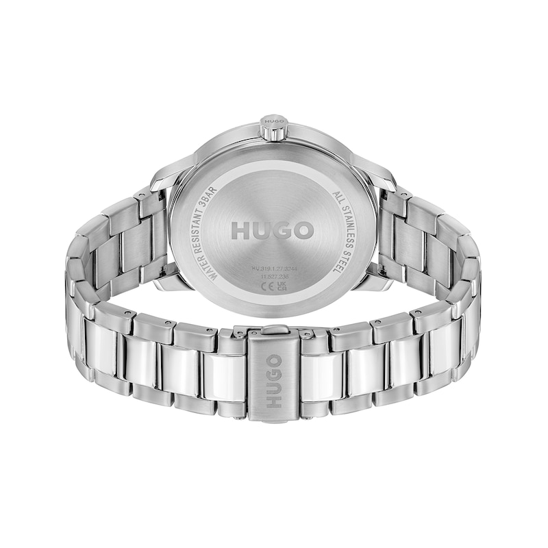 Main Image 2 of HUGO #STAMP MULTI Men's Blue Dial Stainless Steel Bracelet Watch