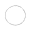 Thumbnail Image 2 of Emmy London Platinum Plated Sterling Silver Baguette Cubic Zirconia Tennis Necklace