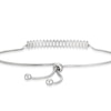 Thumbnail Image 3 of Emmy London Platinum Plated Sterling Silver Baguette Cubic Zirconia Bolo Bracelet