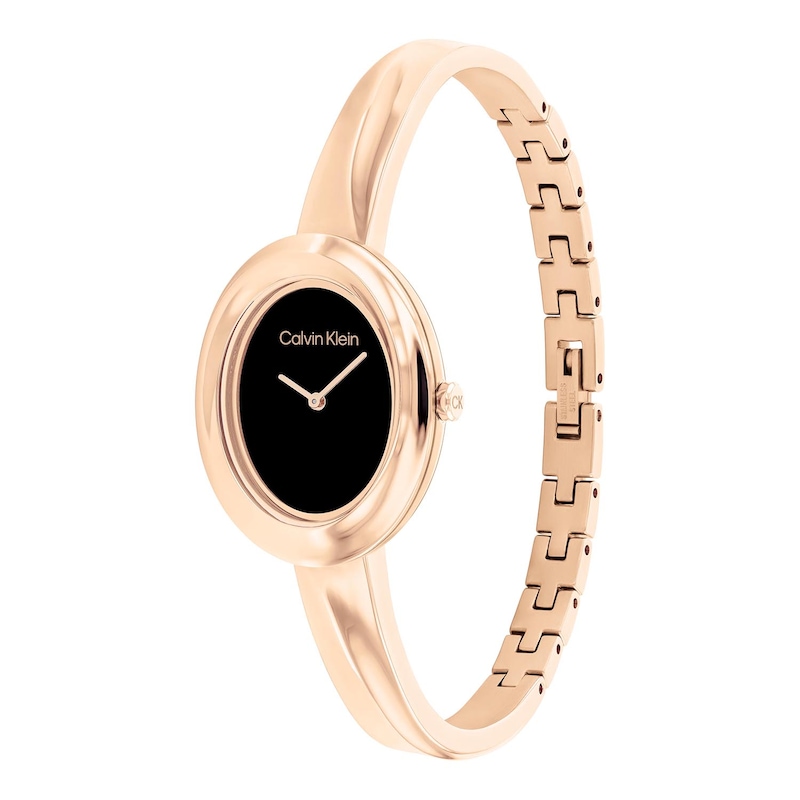 Main Image 1 of Calvin Klein Ladies' Rose Gold Tone Bangle Bracelet Watch