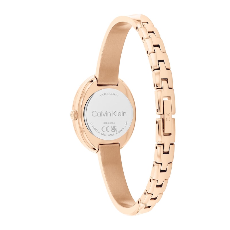 Main Image 2 of Calvin Klein Ladies' Rose Gold Tone Bangle Bracelet Watch