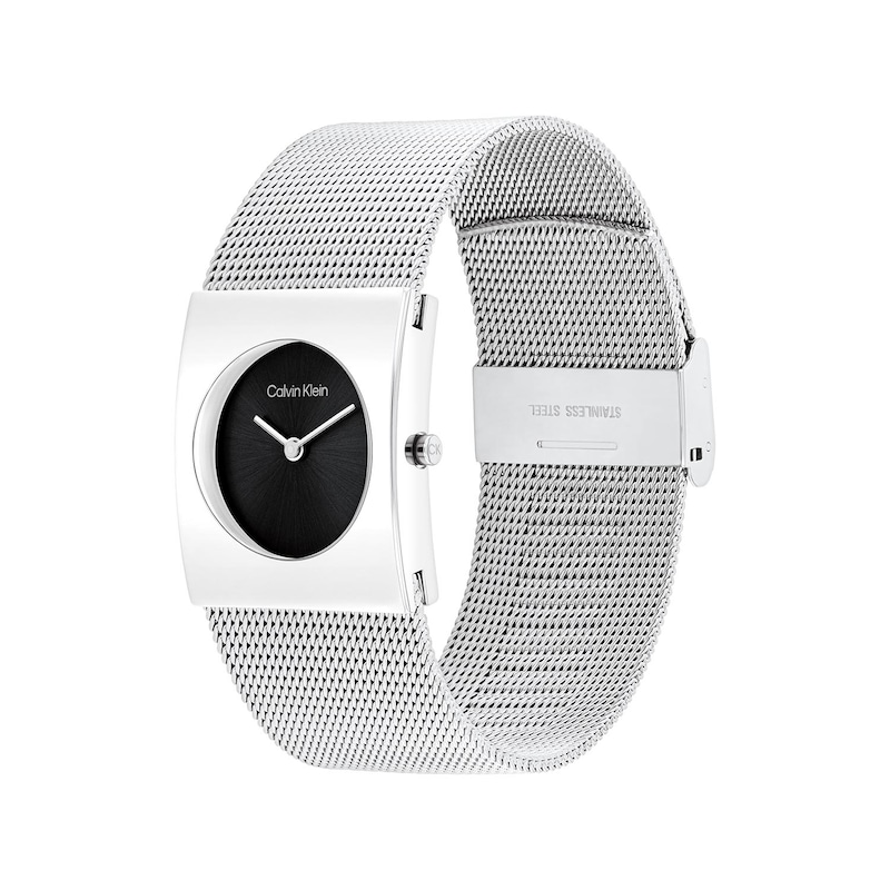 Main Image 2 of Calvin Klein Ladies' Stainless Steel Mesh Bracelet Watch