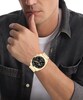 Thumbnail Image 4 of Calvin Klein Men's Black Brushed Dial Gold Tone Bracelet Watch