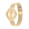 Thumbnail Image 2 of Tommy Hilfiger Ladies' Crystal Bezel Gold Tone Mesh Strap Watch