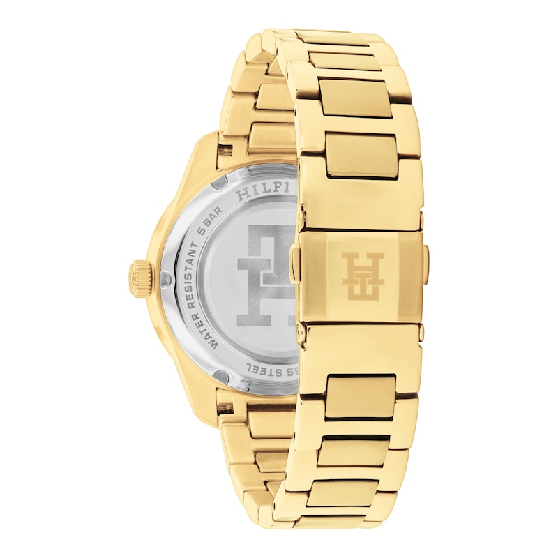 Main Image 3 of Tommy Hilfiger Ladies' Crystal Bezel Gold Tone Watch