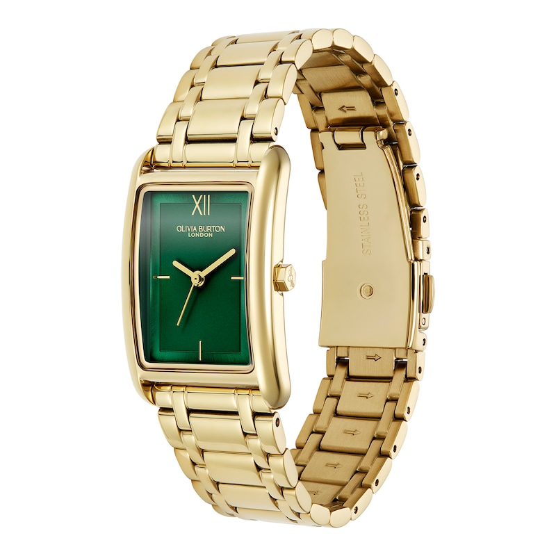 Main Image 2 of Olivia Burton Grove Ladies' Green Dial Gold Tone Bracelet Watch