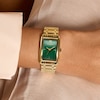 Thumbnail Image 3 of Olivia Burton Grove Ladies' Green Dial Gold Tone Bracelet Watch