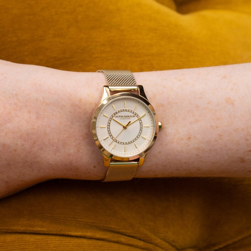 Main Image 5 of Olivia Burton Ladies' Gold Tone Mesh Bracelet Watch