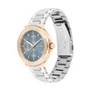 Thumbnail Image 2 of Tommy Hilfiger Ladies' Blue Dial Carnation Gold Tone Bracelet Watch