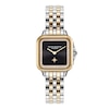 Thumbnail Image 1 of Olivia Burton Grosvenor Ladies' Black Dial Two Tone Gold Tone Bracelet Watch
