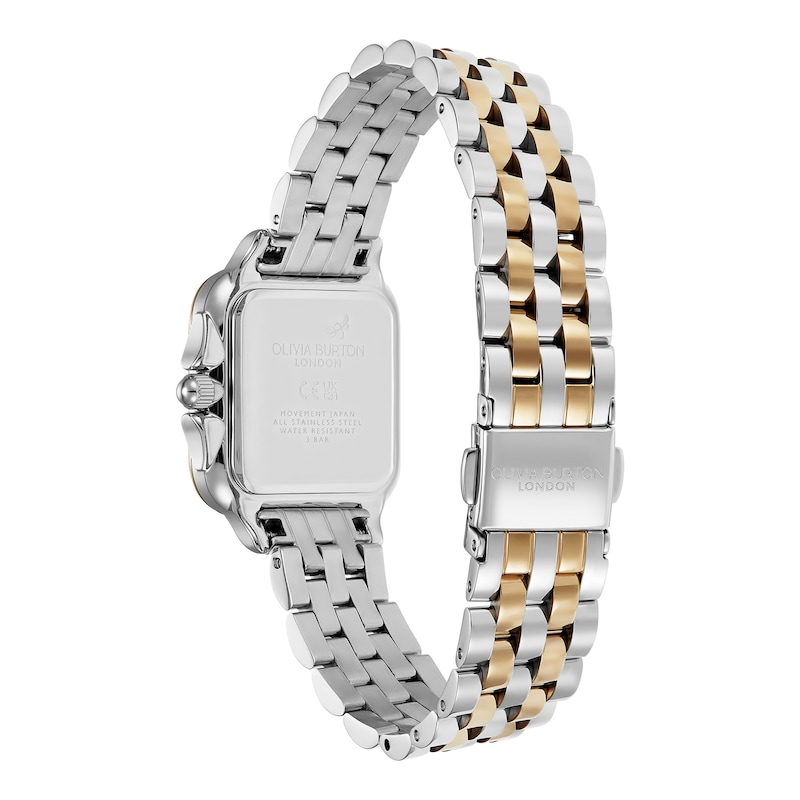 Main Image 5 of Olivia Burton Grosvenor Ladies' Black Dial Two Tone Gold Tone Bracelet Watch